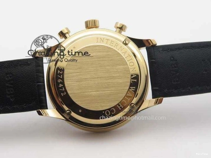 MIROTIME 0408 Portuguese Chrono RG IW371415 ZF 1:1 Best Edition Black Dial On Black Leather Strap A79350 (Slim Movement) FashionForward 7264